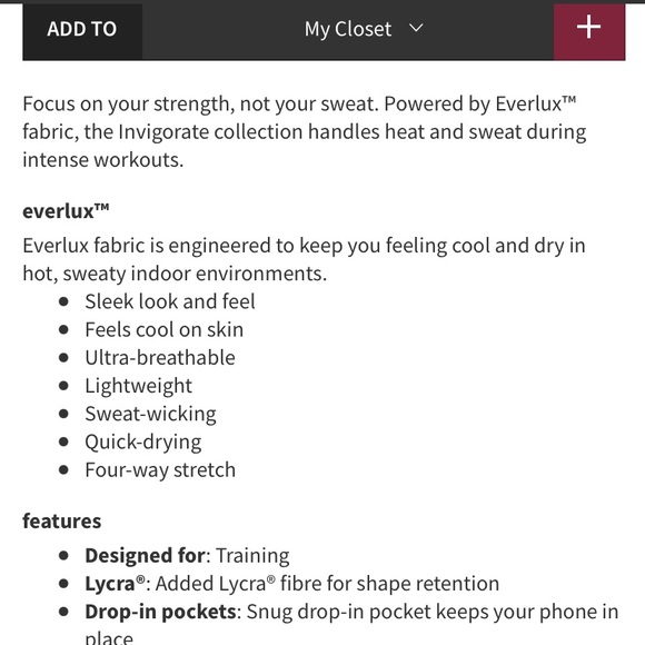 Lululemon Invigorate high rise tight 25” - Picture 5 of 7